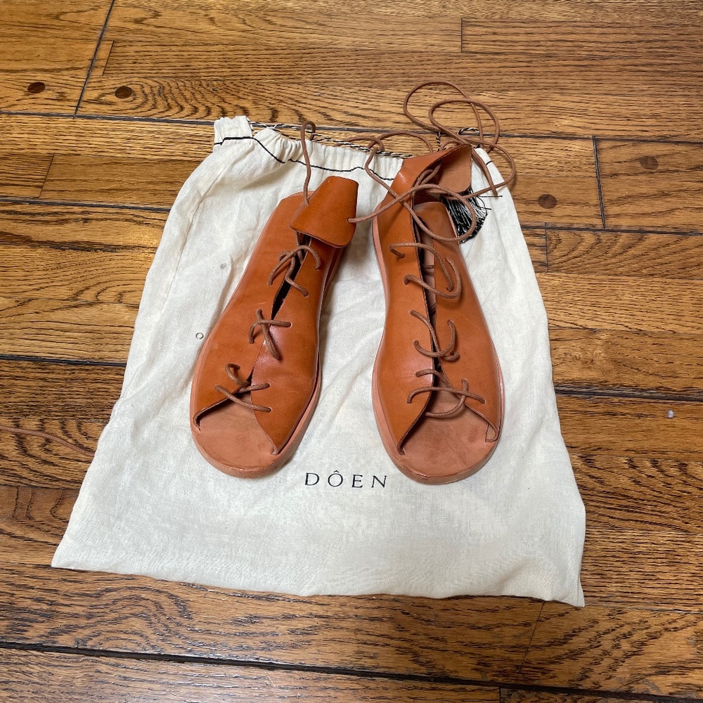 Doen Gladiator Leather Sandals